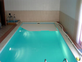 Lamelové zakrytí bazénu